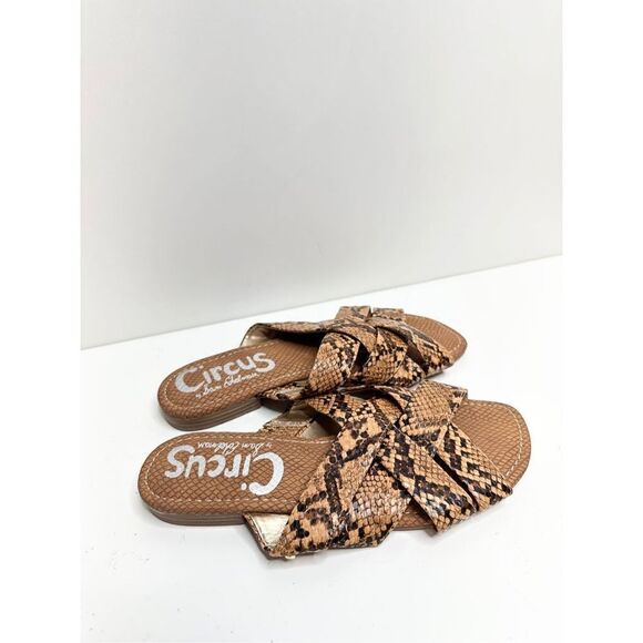 Sam Edelman Sandals Womens Size 6‎ Snakeskin Circus Burnett Slip On Shoes - Picture 5 of 8